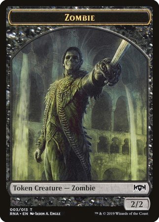 Zombie Token [Ravnica Allegiance Tokens] | Eastridge Sports Cards & Games