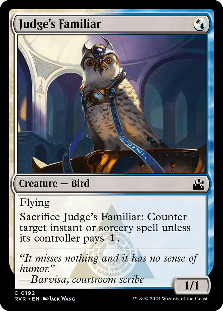 Judge's Familiar [Ravnica Remastered] | Eastridge Sports Cards & Games