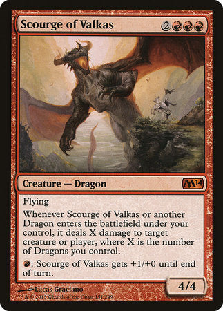 Scourge of Valkas [Magic 2014] | Eastridge Sports Cards & Games