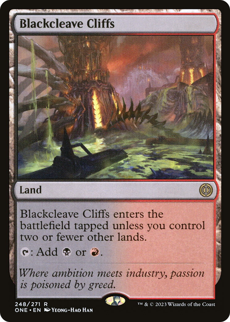 Blackcleave Cliffs [Phyrexia: All Will Be One] | Eastridge Sports Cards & Games