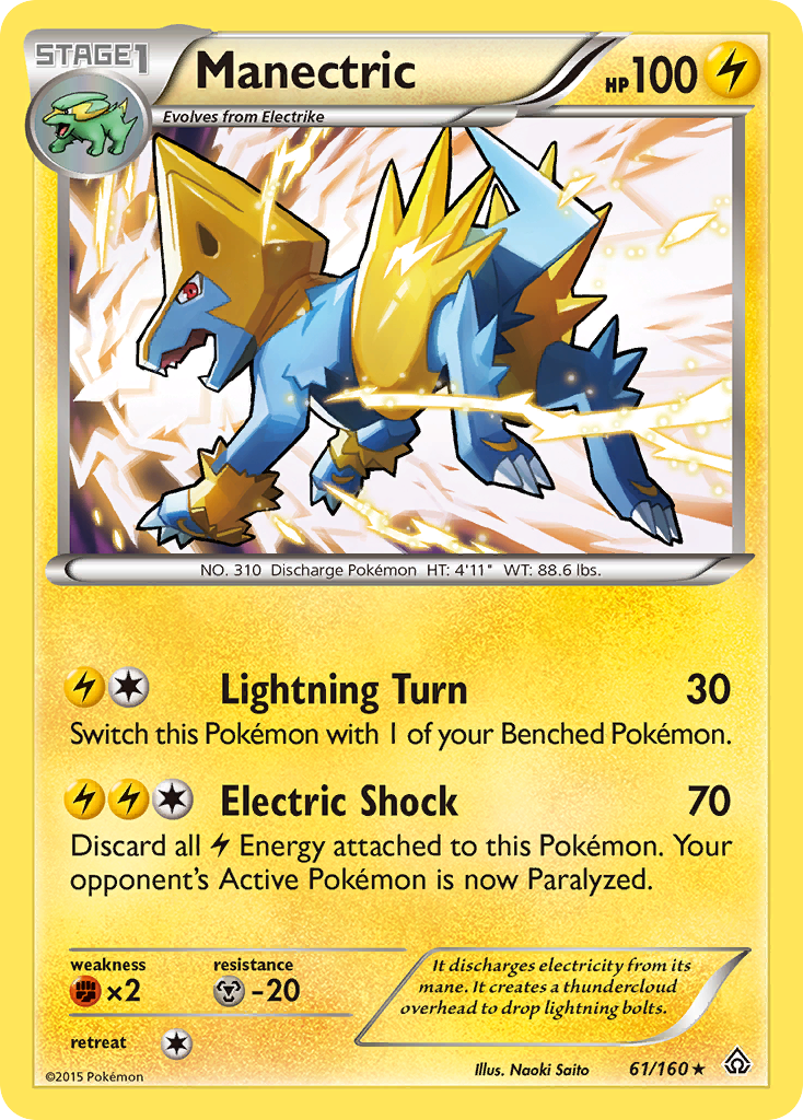 Manectric (61/160) [XY: Primal Clash] | Eastridge Sports Cards & Games