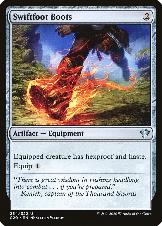 Swiftfoot Boots [Commander 2020] | Eastridge Sports Cards & Games