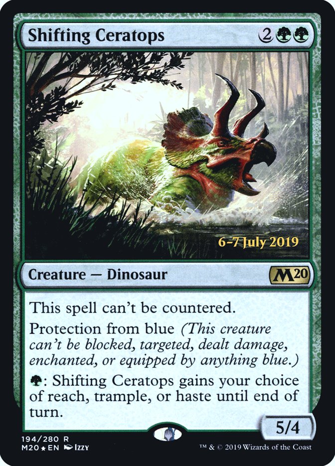 Shifting Ceratops  [Core Set 2020 Prerelease Promos] | Eastridge Sports Cards & Games