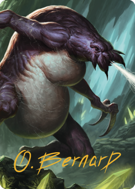 Ettercap Art Card (Gold-Stamped Signature) [Commander Legends: Battle for Baldur's Gate Art Series] | Eastridge Sports Cards & Games