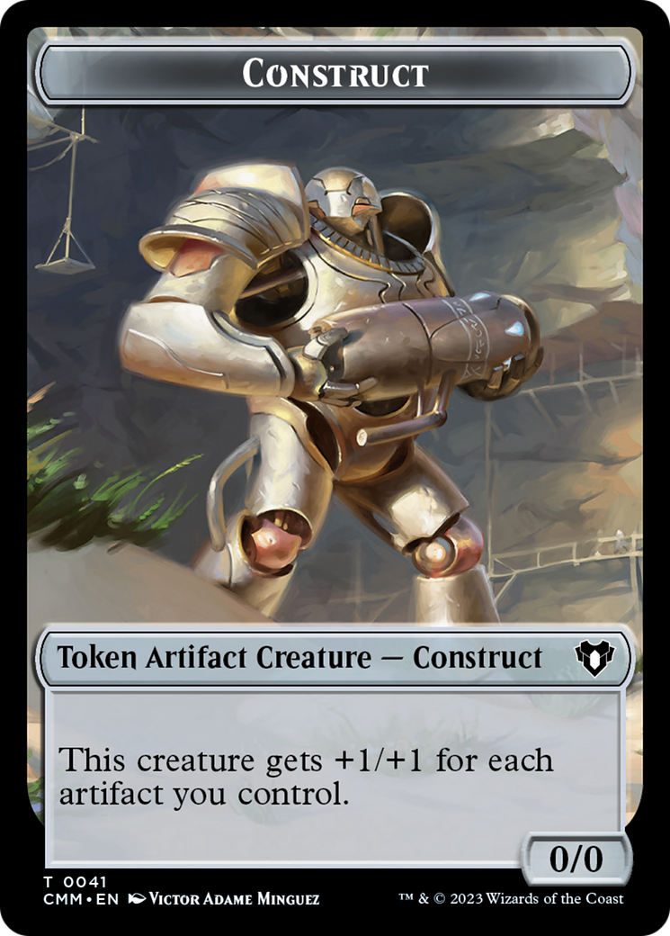 City's Blessing // Construct (41) Double-Sided Token [Commander Masters Tokens] | Eastridge Sports Cards & Games