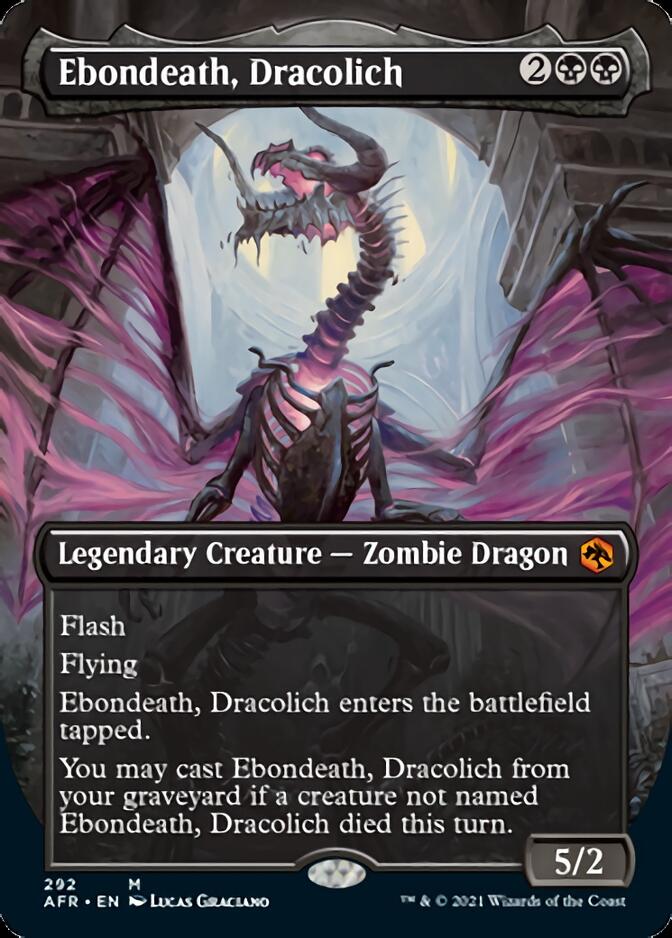 Ebondeath, Dracolich (Extended) [Dungeons & Dragons: Adventures in the Forgotten Realms] | Eastridge Sports Cards & Games