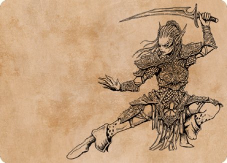 Lae'zel, Vlaakith's Champion Art Card [Commander Legends: Battle for Baldur's Gate Art Series] | Eastridge Sports Cards & Games
