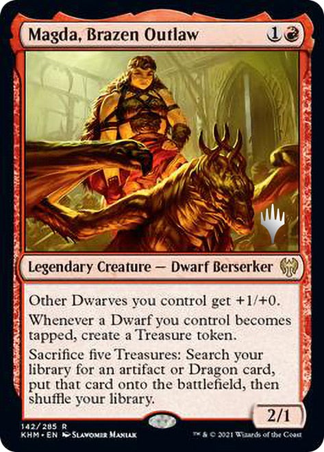Magda, Brazen Outlaw [Kaldheim Promo Pack] | Eastridge Sports Cards & Games