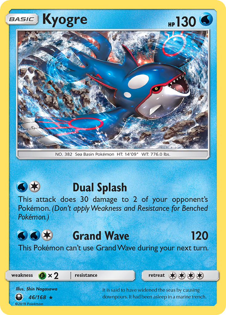 Kyogre (46/168) [Sun & Moon: Celestial Storm] | Eastridge Sports Cards & Games