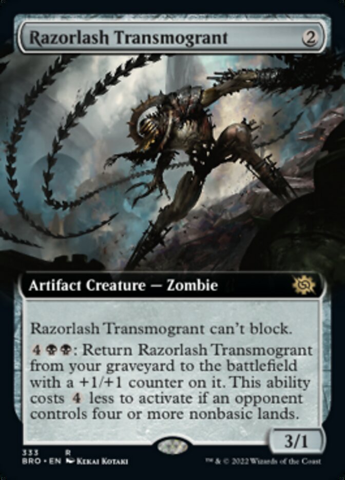 Razorlash Transmogrant (Extended Art) [The Brothers' War] | Eastridge Sports Cards & Games