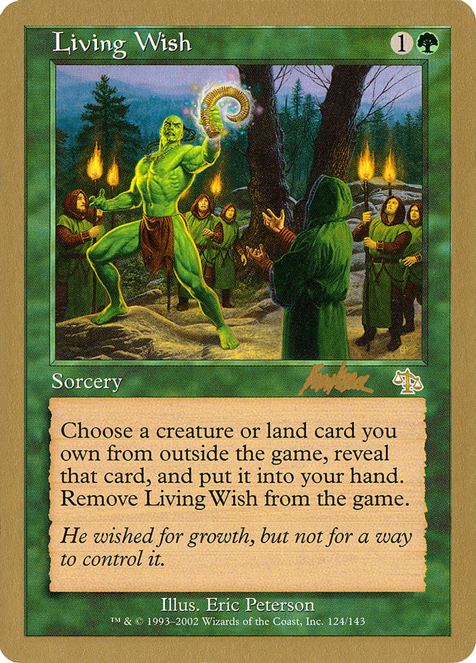 Living Wish (Brian Kibler) [World Championship Decks 2002] | Eastridge Sports Cards & Games