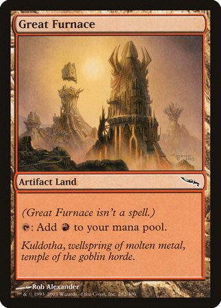 Great Furnace [Mirrodin] | Eastridge Sports Cards & Games