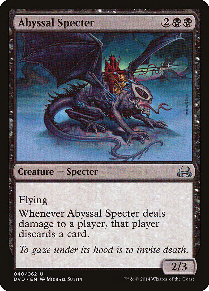 Abyssal Specter (Divine vs. Demonic) [Duel Decks Anthology] | Eastridge Sports Cards & Games