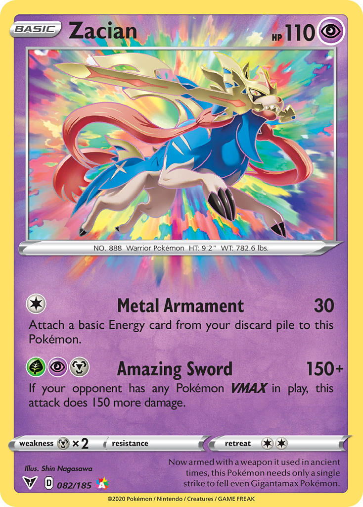 Zacian (082/185) [Sword & Shield: Vivid Voltage] | Eastridge Sports Cards & Games