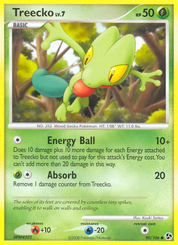 Treecko (90/106) [Diamond & Pearl: Great Encounters] | Eastridge Sports Cards & Games