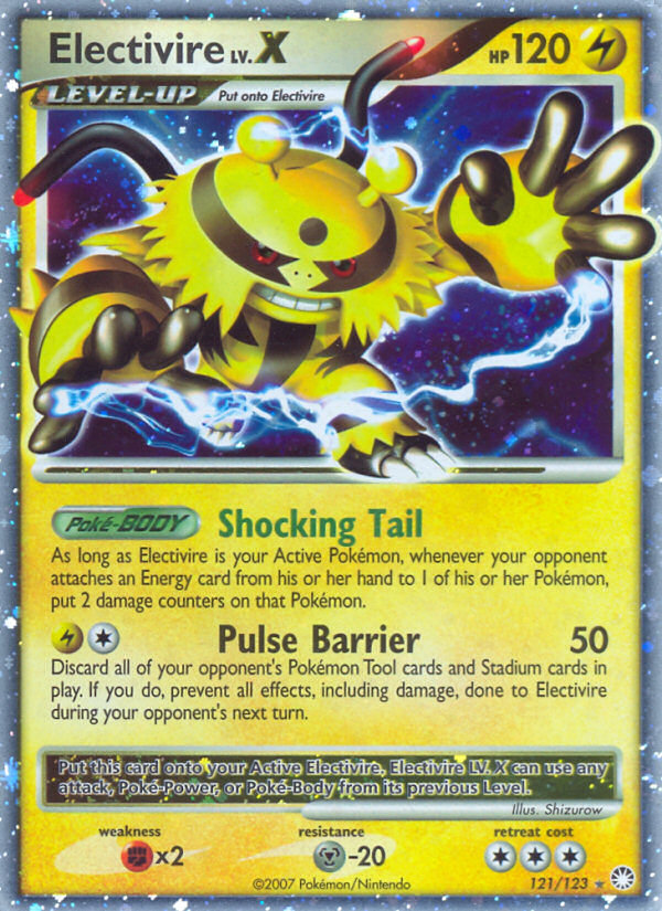 Electivire LV.X (121/123) [Diamond & Pearl: Mysterious Treasures] | Eastridge Sports Cards & Games