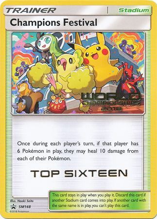 Champions Festival(SM148) (2018 Top Sixteen) [Sun & Moon: Black Star Promos] | Eastridge Sports Cards & Games