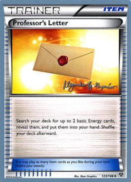 Professor's Letter (123/146) (Primal Groudon - Alejandro Ng-Guzman) [World Championships 2015] | Eastridge Sports Cards & Games