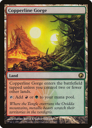 Copperline Gorge [Scars of Mirrodin] | Eastridge Sports Cards & Games