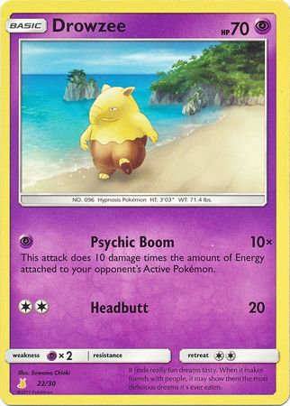 Drowzee (22/30) [Sun & Moon: Trainer Kit - Alolan Raichu] | Eastridge Sports Cards & Games