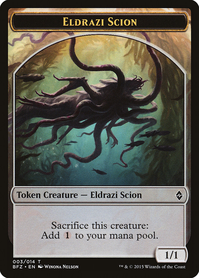 Eldrazi Scion (003/014) [Battle for Zendikar Tokens] | Eastridge Sports Cards & Games