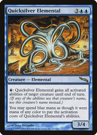 Quicksilver Elemental [Mirrodin] | Eastridge Sports Cards & Games