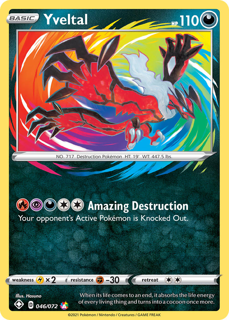 Yveltal (046/072) [Sword & Shield: Shining Fates] | Eastridge Sports Cards & Games