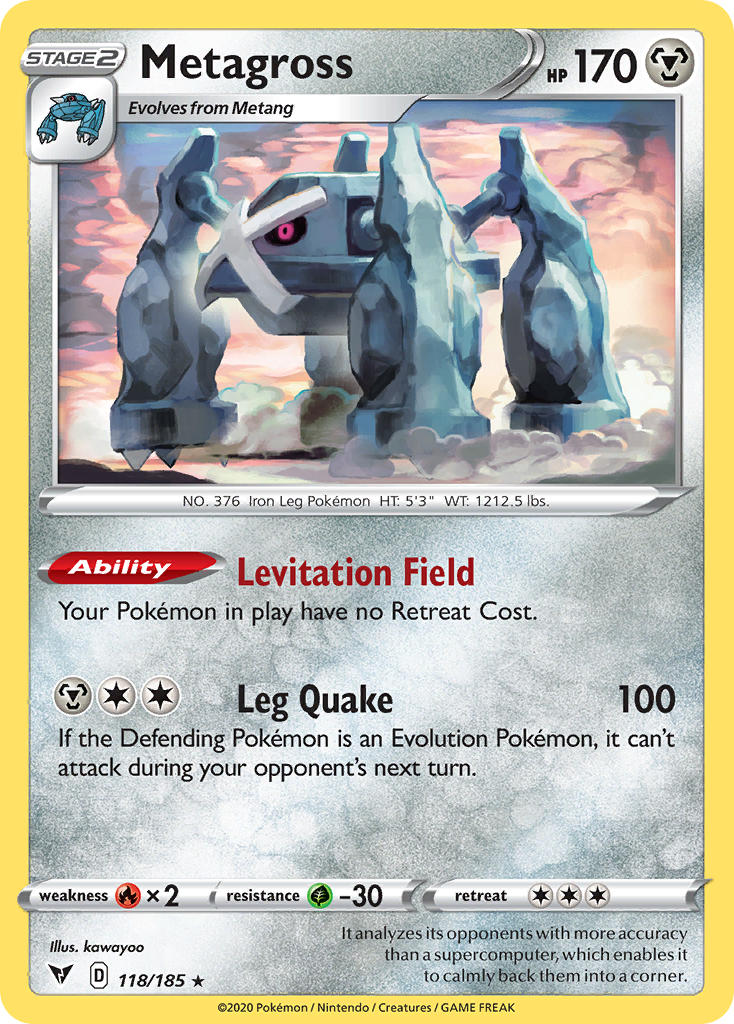 Metagross (118/185) [Sword & Shield: Vivid Voltage] | Eastridge Sports Cards & Games