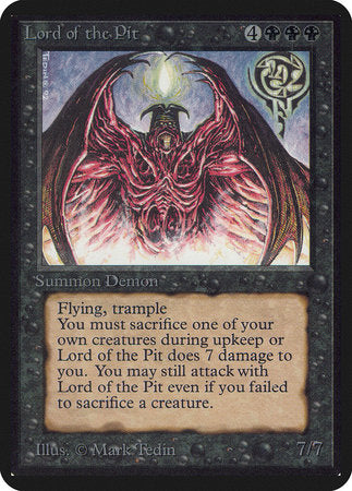 Lord of the Pit [Limited Edition Alpha] | Eastridge Sports Cards & Games