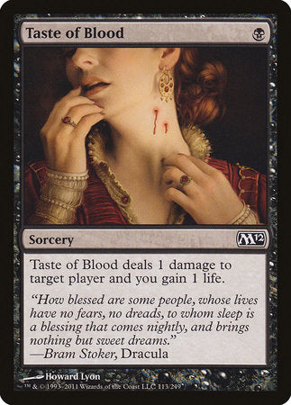 Taste of Blood [Magic 2012] | Eastridge Sports Cards & Games