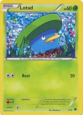 Lotad (2/12) [McDonald's Promos: 2015 Collection] | Eastridge Sports Cards & Games