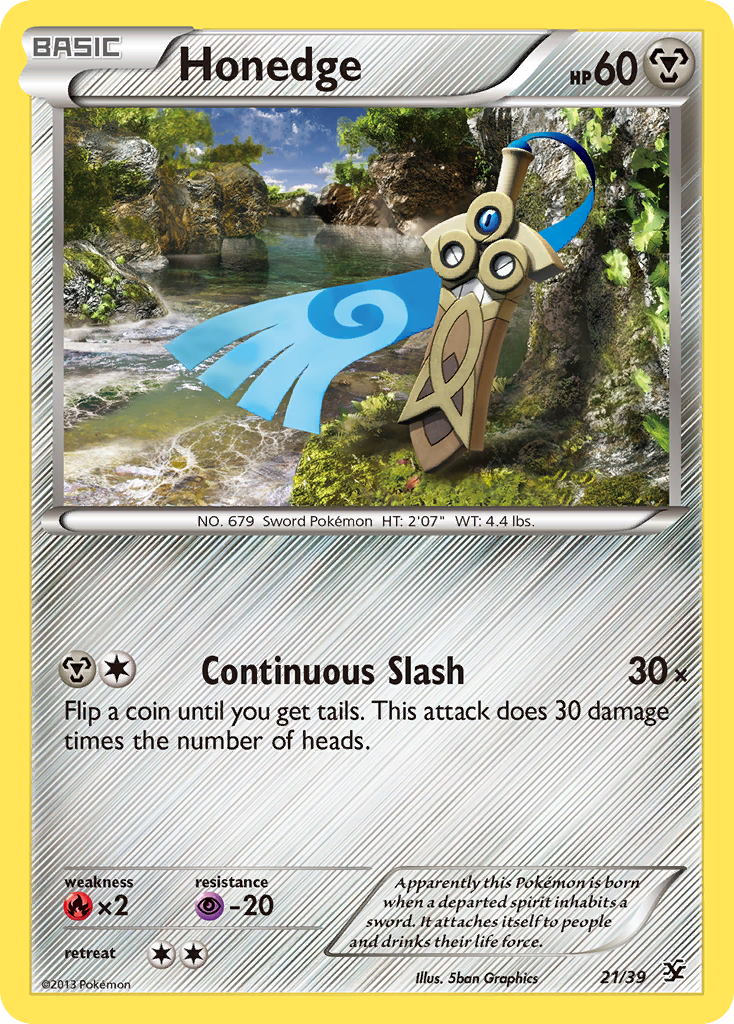 Honedge (21/39) [XY: Kalos Starter Set] | Eastridge Sports Cards & Games