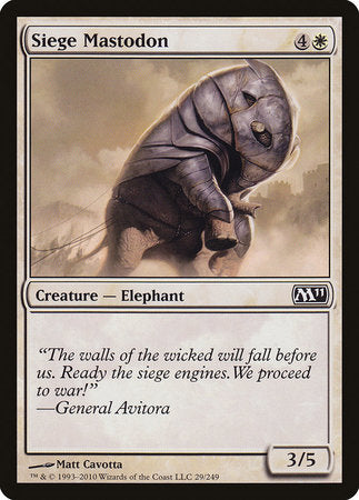 Siege Mastodon [Magic 2011] | Eastridge Sports Cards & Games