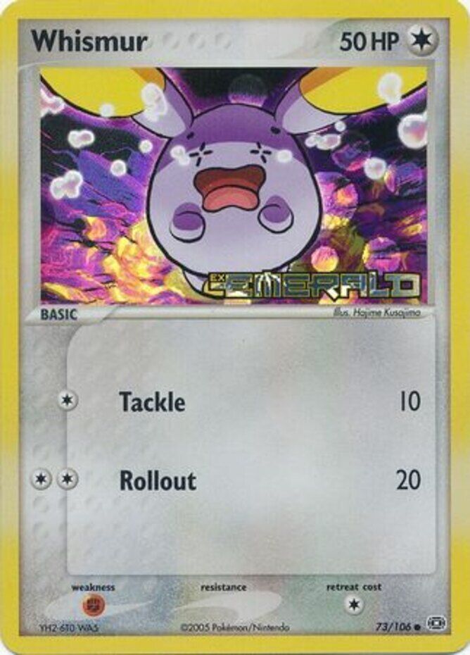 Whismur (73/106) (Stamped) [EX: Emerald] | Eastridge Sports Cards & Games