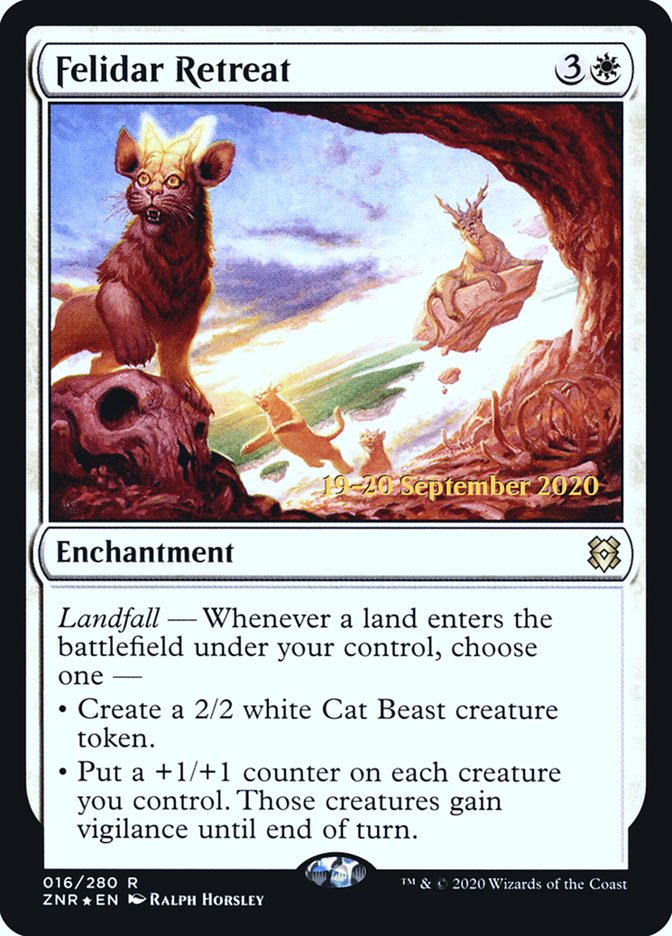 Felidar Retreat  [Zendikar Rising Prerelease Promos] | Eastridge Sports Cards & Games