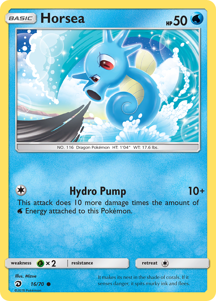 Horsea (16/70) [Sun & Moon: Dragon Majesty] | Eastridge Sports Cards & Games