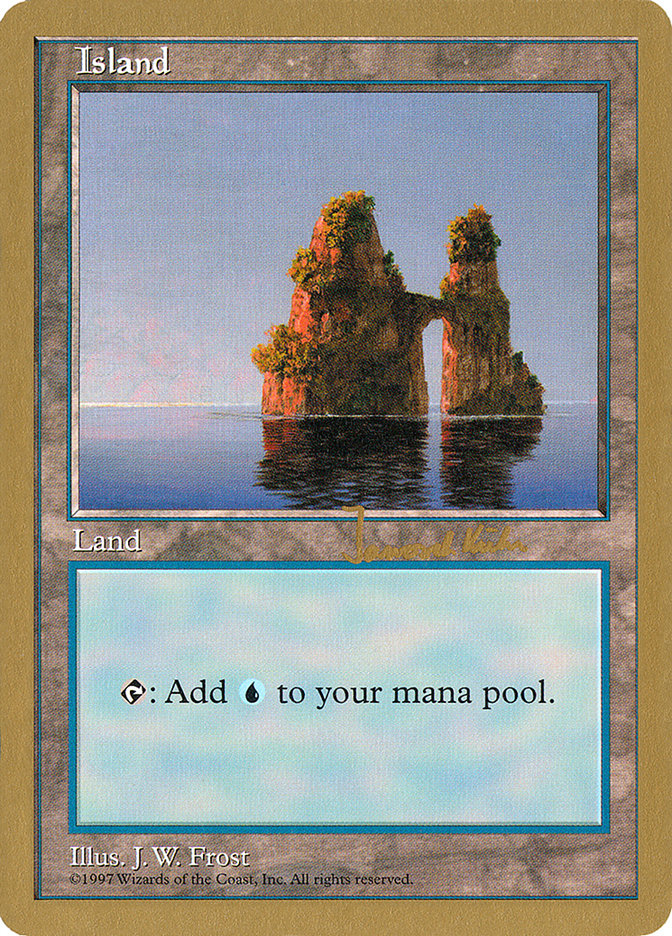 Island (jk436) (Janosch Kuhn) [World Championship Decks 1997] | Eastridge Sports Cards & Games