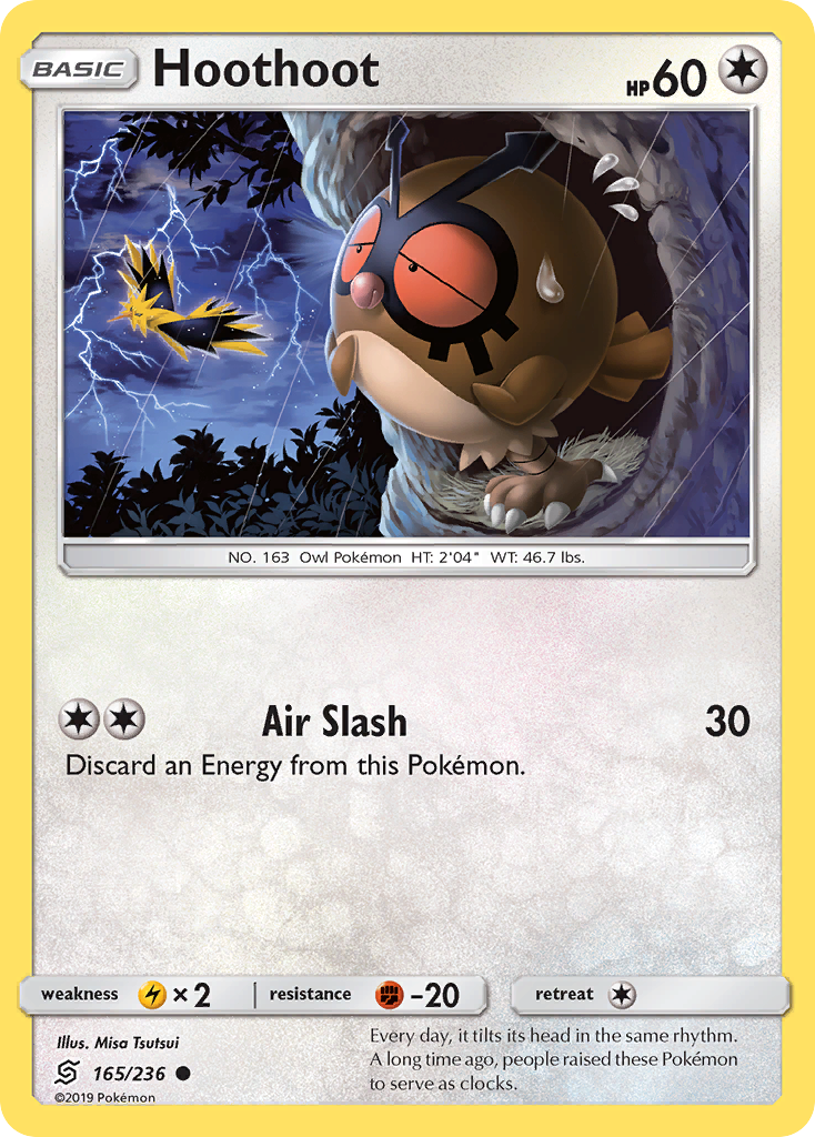 Hoothoot (165/236) [Sun & Moon: Unified Minds] | Eastridge Sports Cards & Games