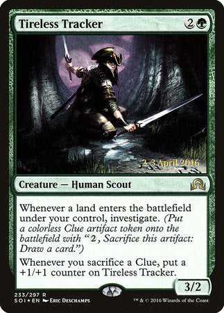 Tireless Tracker [Shadows over Innistrad Promos]