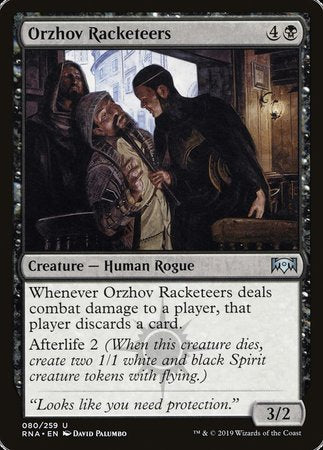 Orzhov Racketeers [Ravnica Allegiance] | Eastridge Sports Cards & Games