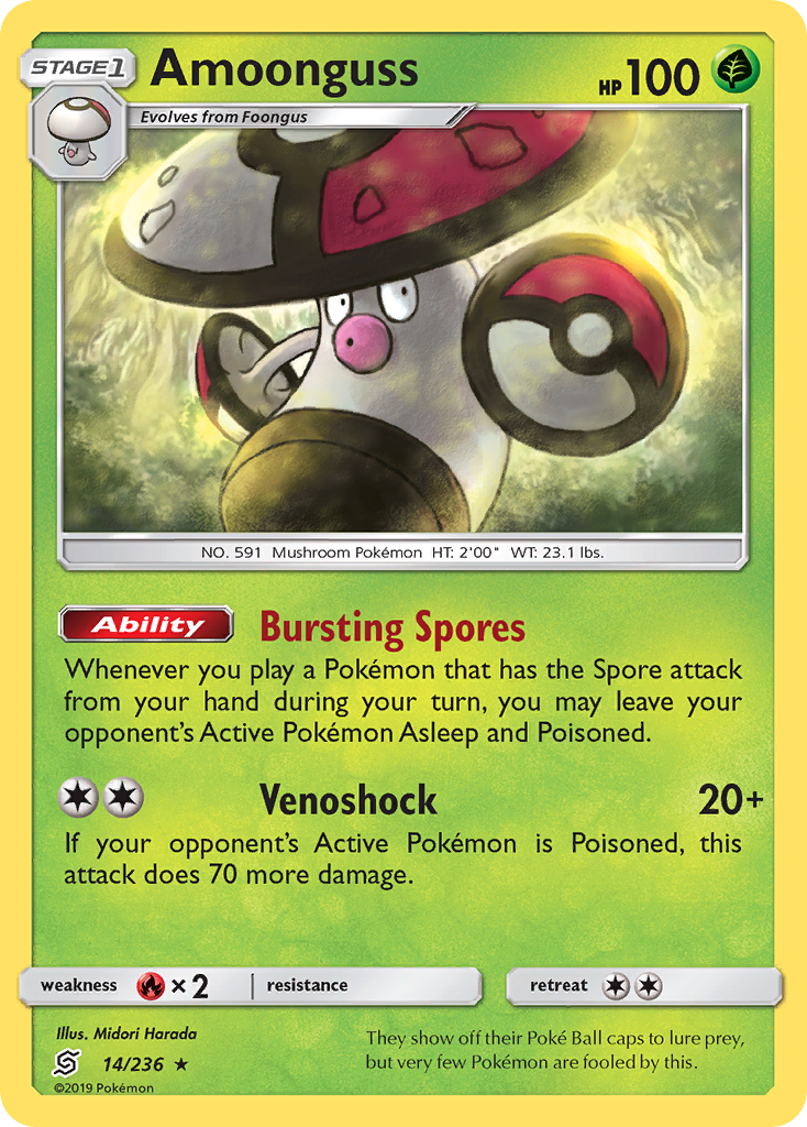 Amoonguss (14/236) [Sun & Moon: Unified Minds] | Eastridge Sports Cards & Games
