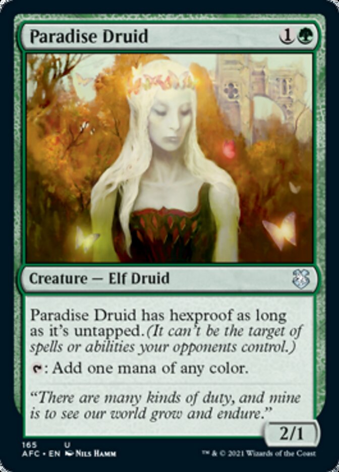 Paradise Druid [Dungeons & Dragons: Adventures in the Forgotten Realms Commander] | Eastridge Sports Cards & Games