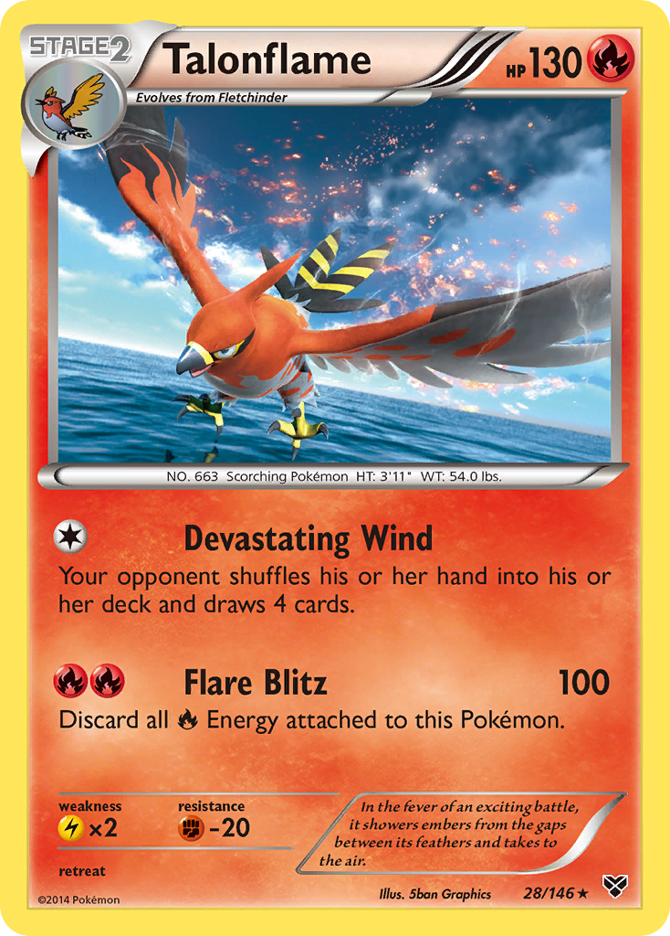 Talonflame (28/146) [XY: Base Set] | Eastridge Sports Cards & Games