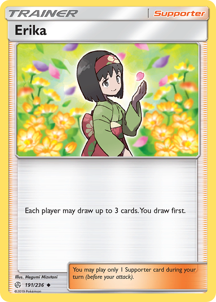 Erika (191/236) [Sun & Moon: Cosmic Eclipse] | Eastridge Sports Cards & Games