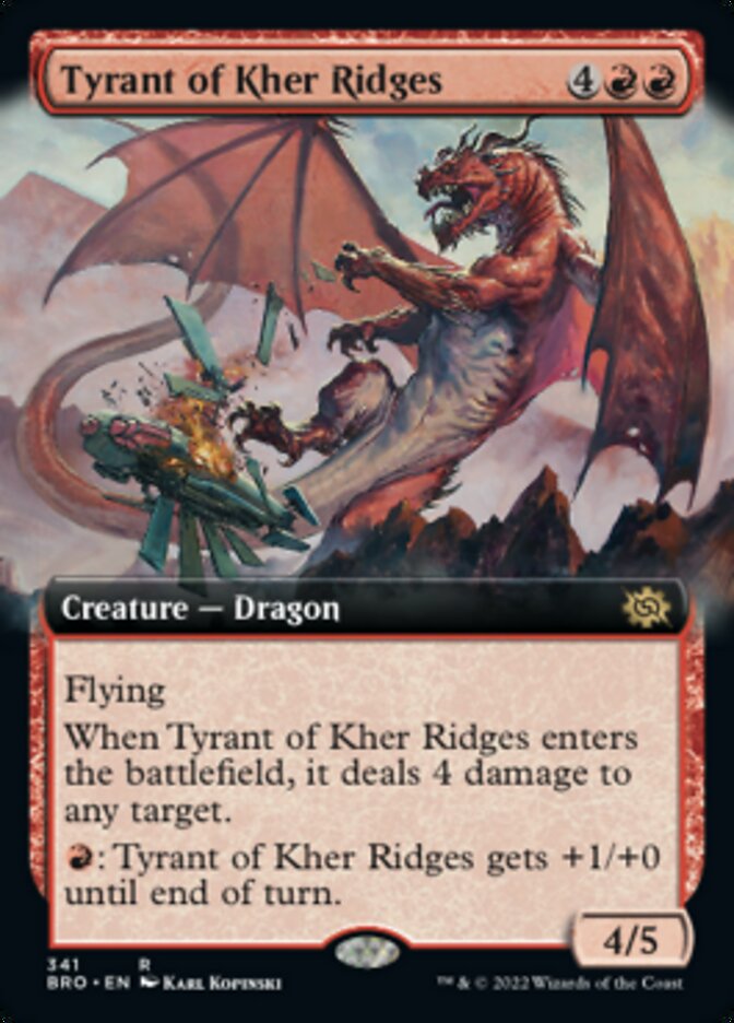 Tyrant of Kher Ridges (Extended Art) [The Brothers' War] | Eastridge Sports Cards & Games