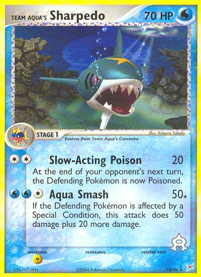 Team Aqua's Sharpedo (18/95) [EX: Team Magma vs Team Aqua] | Eastridge Sports Cards & Games