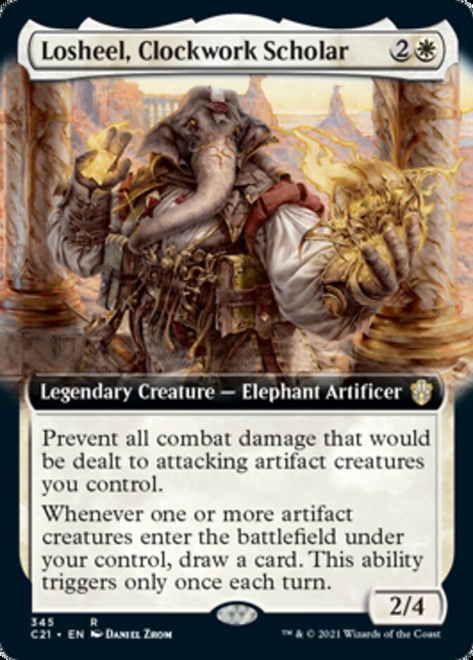 Losheel, Clockwork Scholar (Extended) [Commander 2021] | Eastridge Sports Cards & Games