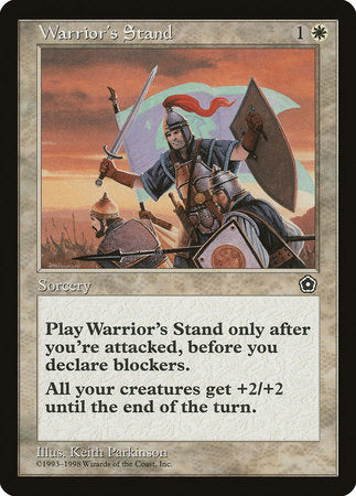 Warrior's Stand [Portal Second Age] | Eastridge Sports Cards & Games