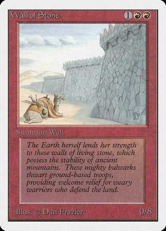 Wall of Stone [Unlimited Edition] | Eastridge Sports Cards & Games