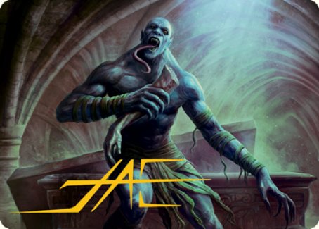 Ghoul Art Card (Gold-Stamped Signature) [Dungeons & Dragons: Adventures in the Forgotten Realms Art Series] | Eastridge Sports Cards & Games